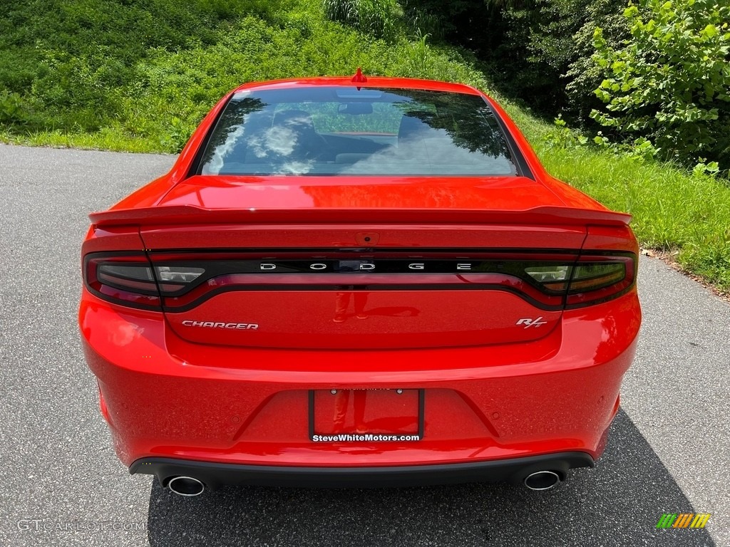 2023 Charger R/T - Go Mango / Black photo #7