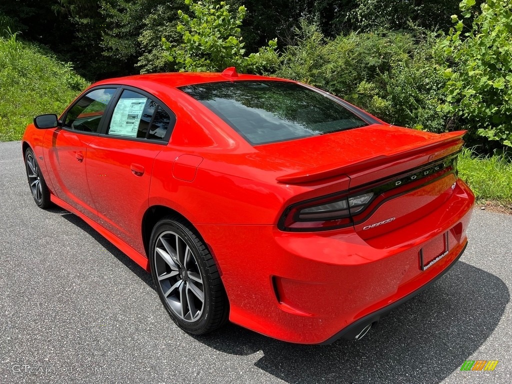 2023 Charger R/T - Go Mango / Black photo #8