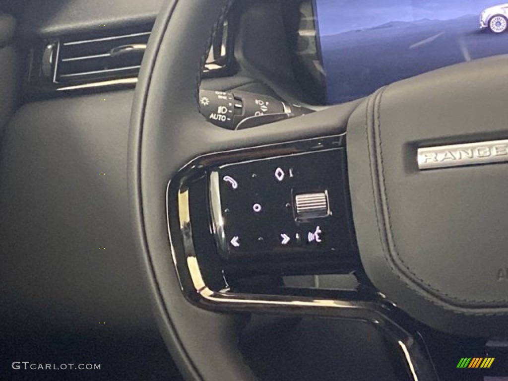 2024 Land Rover Range Rover Velar Dynamic SE Ebony Steering Wheel Photo #146332187