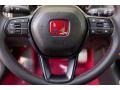 Black/Red Steering Wheel Photo for 2023 Honda Civic #146332557