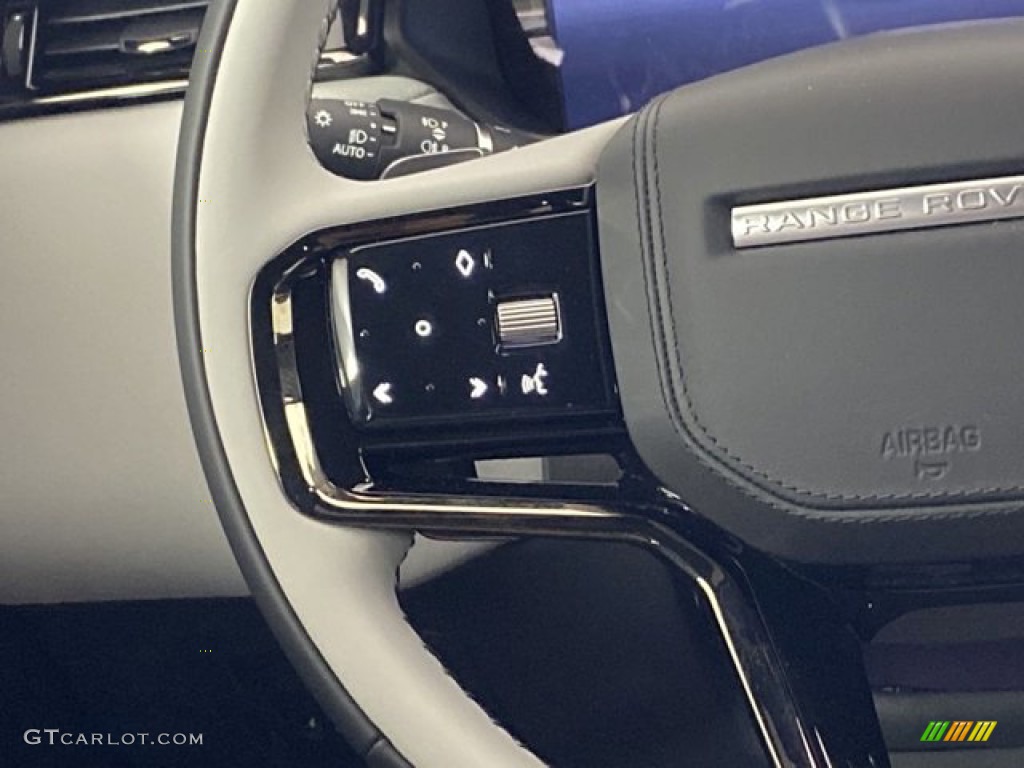 2024 Land Rover Range Rover Velar Dynamic SE Cloud/Ebony Steering Wheel Photo #146332598