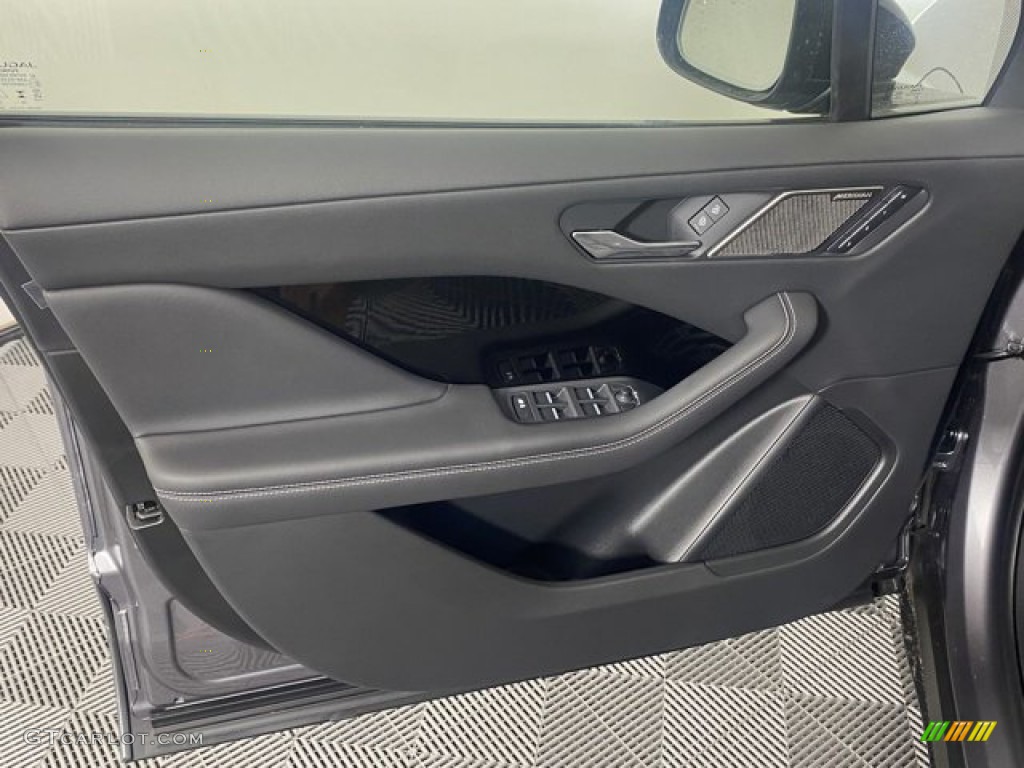 2024 Jaguar I-PACE R-Dynamic HSE AWD Ebony w/Light Oyster Stitching Door Panel Photo #146332965