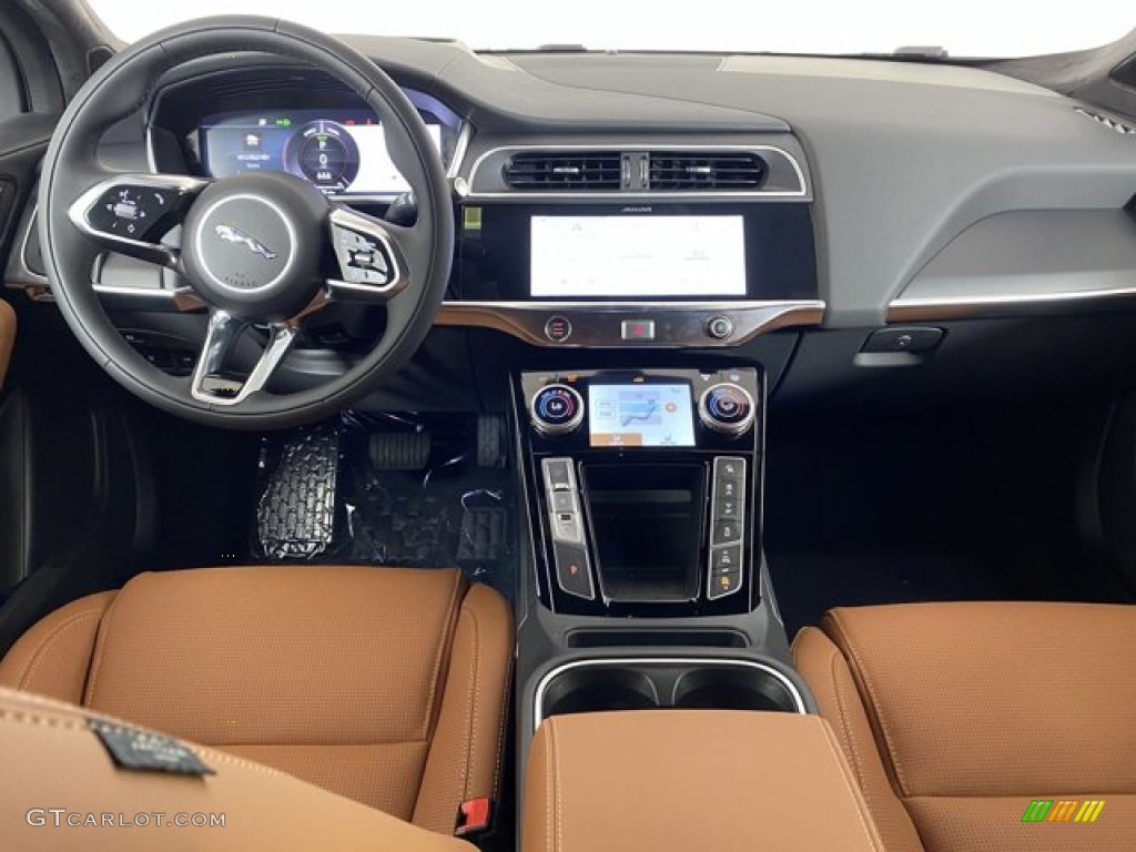2024 Jaguar I-PACE R-Dynamic HSE AWD Siena Tan w/Vintage Tan Stitching Dashboard Photo #146333181