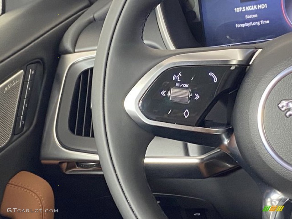 2024 Jaguar I-PACE R-Dynamic HSE AWD Siena Tan w/Vintage Tan Stitching Steering Wheel Photo #146333382