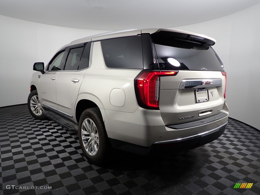 2021 Yukon SLT 4WD - Pearl Beige Metallic / Dark Walnut/­Slate photo #8