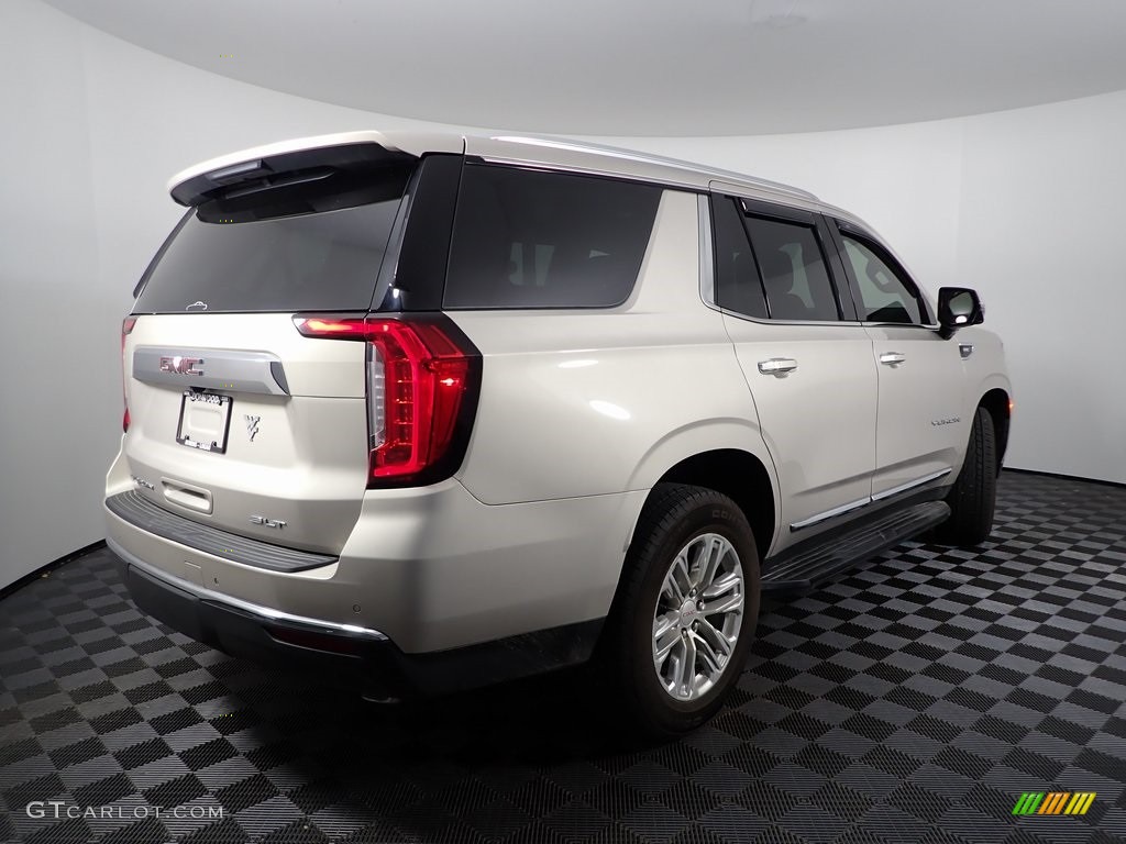 2021 Yukon SLT 4WD - Pearl Beige Metallic / Dark Walnut/­Slate photo #11