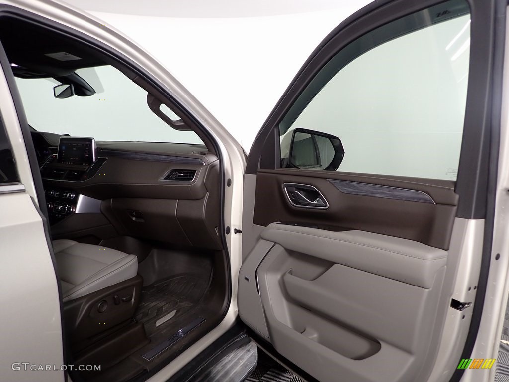 2021 Yukon SLT 4WD - Pearl Beige Metallic / Dark Walnut/­Slate photo #29