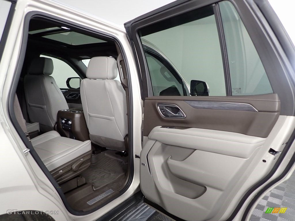 2021 Yukon SLT 4WD - Pearl Beige Metallic / Dark Walnut/­Slate photo #31