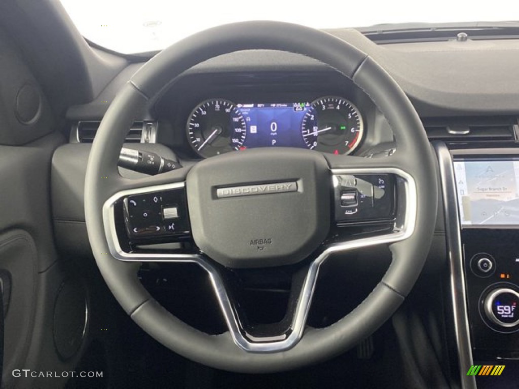 2022 Land Rover Discovery Sport S Ebony Steering Wheel Photo #146335044