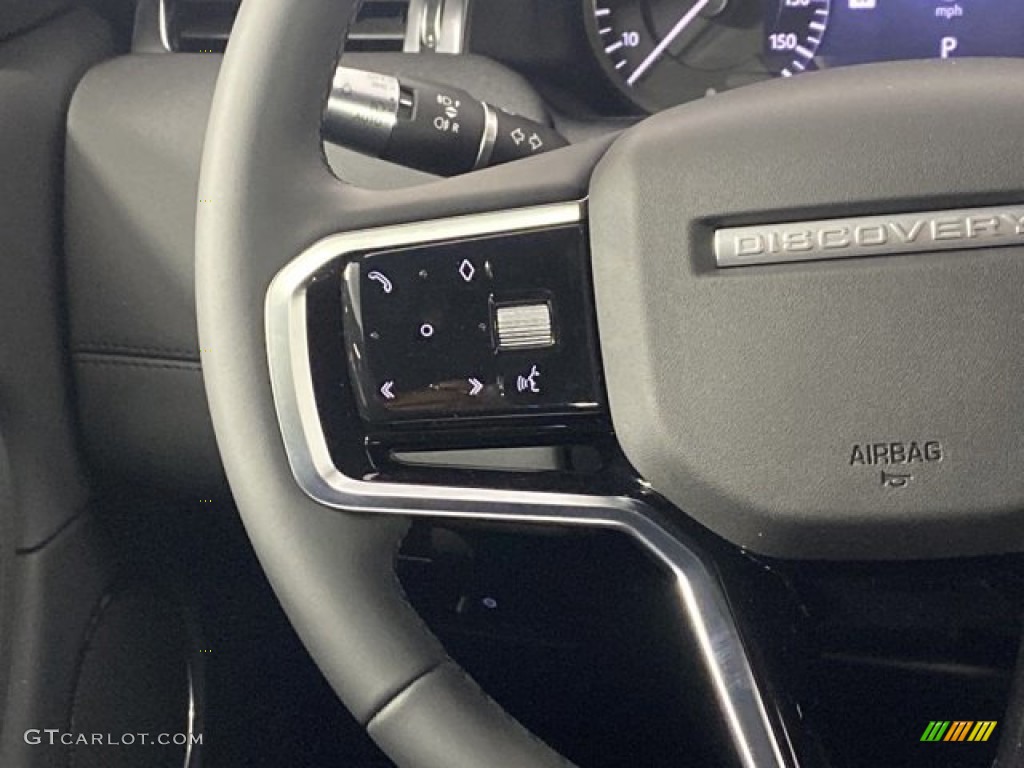 2022 Land Rover Discovery Sport S Ebony Steering Wheel Photo #146335047