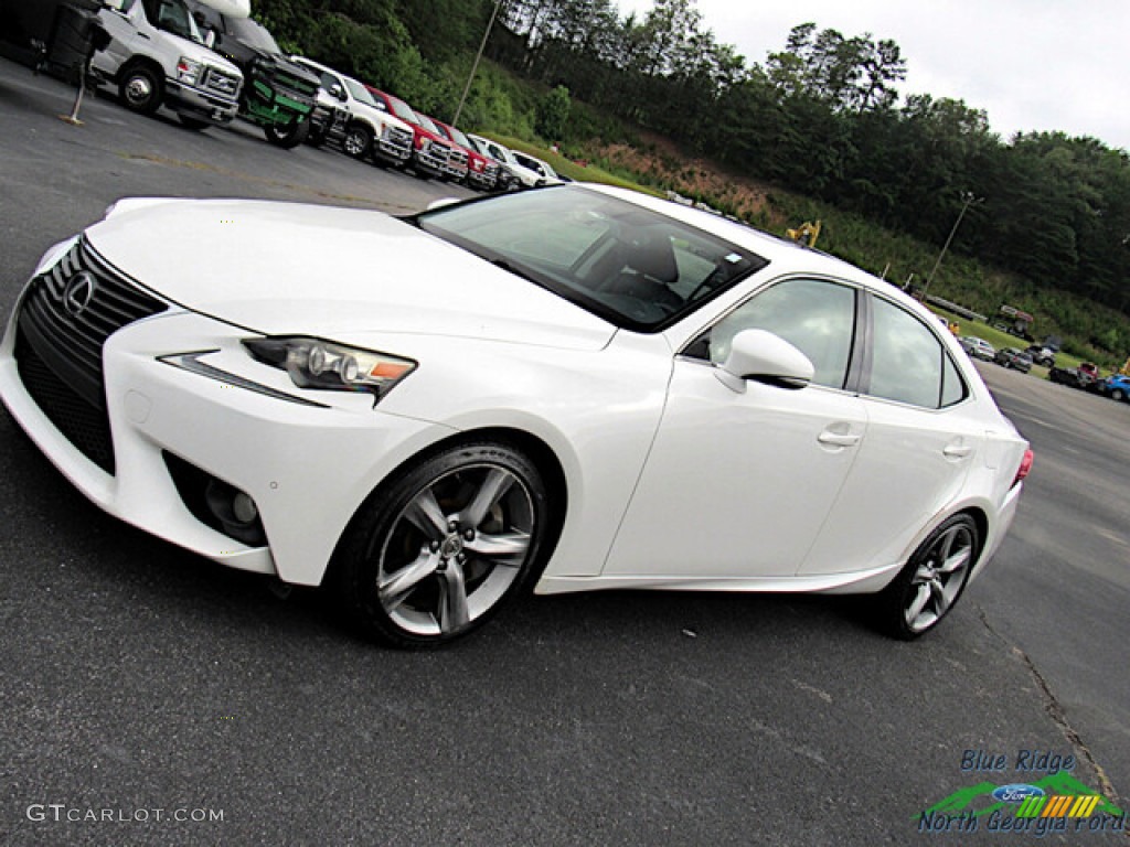 2014 IS 350 - Starfire Pearl / Black photo #23