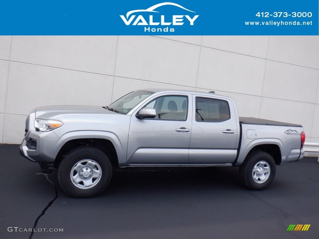 2021 Tacoma SR Access Cab 4x4 - Silver Sky Metallic / Cement photo #2