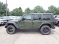Sarge Green 2024 Jeep Wrangler 4-Door Willys 4xe Hybrid Exterior