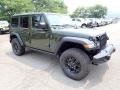 Sarge Green 2024 Jeep Wrangler 4-Door Willys 4xe Hybrid Exterior