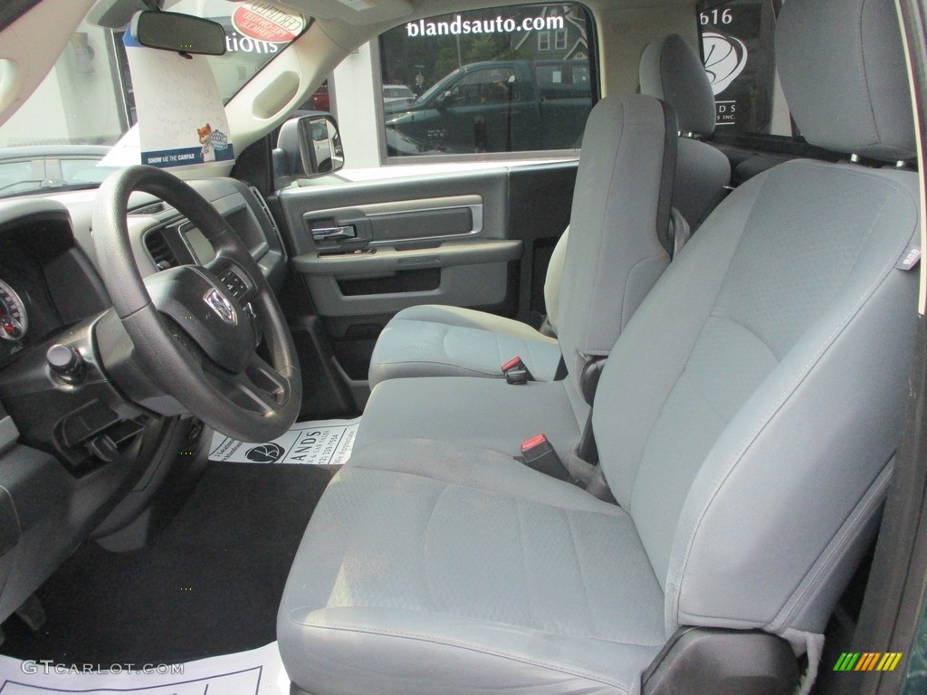 2017 1500 Tradesman Regular Cab - Timberline Green Pearl / Black/Diesel Gray photo #7