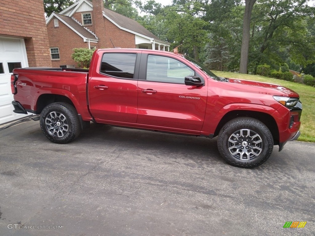Radiant Red Tintcoat 2023 Chevrolet Colorado Z71 Crew Cab 4x4 Exterior Photo #146338221