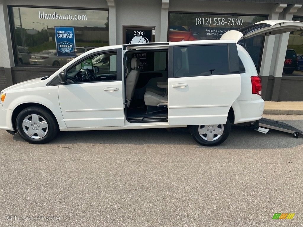 2012 Grand Caravan SE - Stone White / Black/Light Graystone photo #2