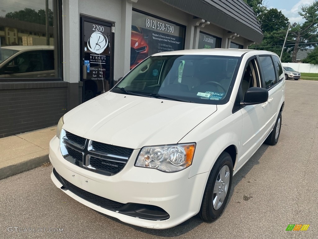 2012 Grand Caravan SE - Stone White / Black/Light Graystone photo #5