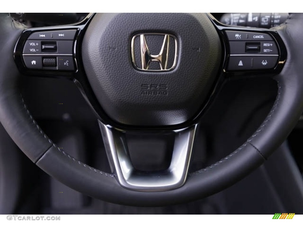 2024 Honda CR-V EX-L AWD Black Steering Wheel Photo #146338479