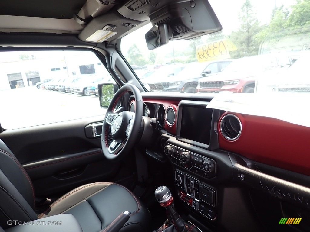 2023 Jeep Wrangler Unlimited Rubicon 4x4 Black Dashboard Photo #146338866