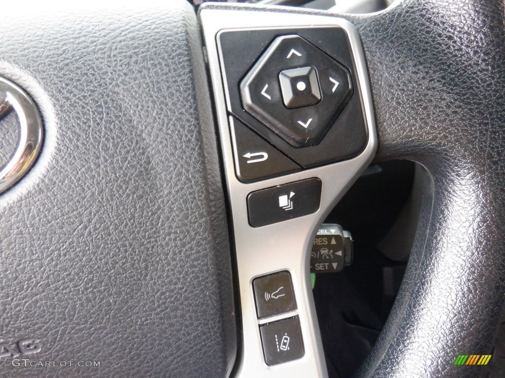 2018 Toyota Tundra SR5 CrewMax 4x4 Graphite Steering Wheel Photo #146338954
