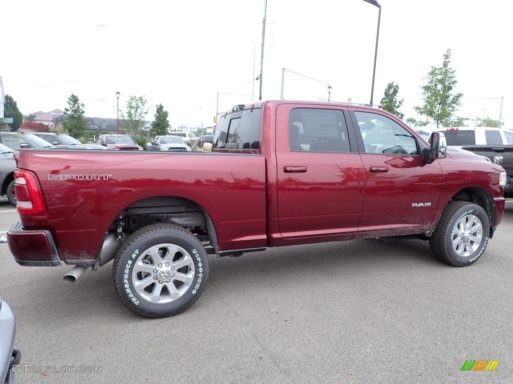 2023 2500 Laramie Crew Cab 4x4 - Delmonico Red Pearl / Black photo #5