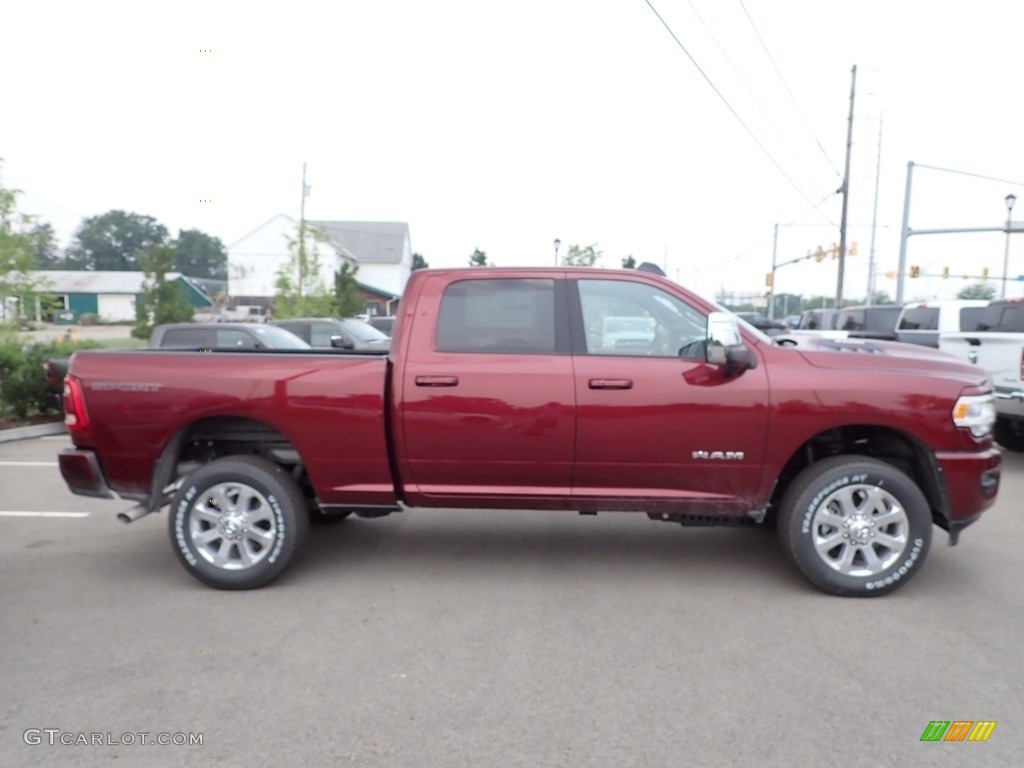 Delmonico Red Pearl 2023 Ram 2500 Laramie Crew Cab 4x4 Exterior Photo #146339193