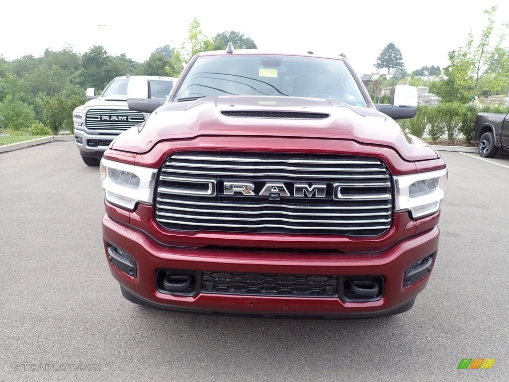 2023 2500 Laramie Crew Cab 4x4 - Delmonico Red Pearl / Black photo #8