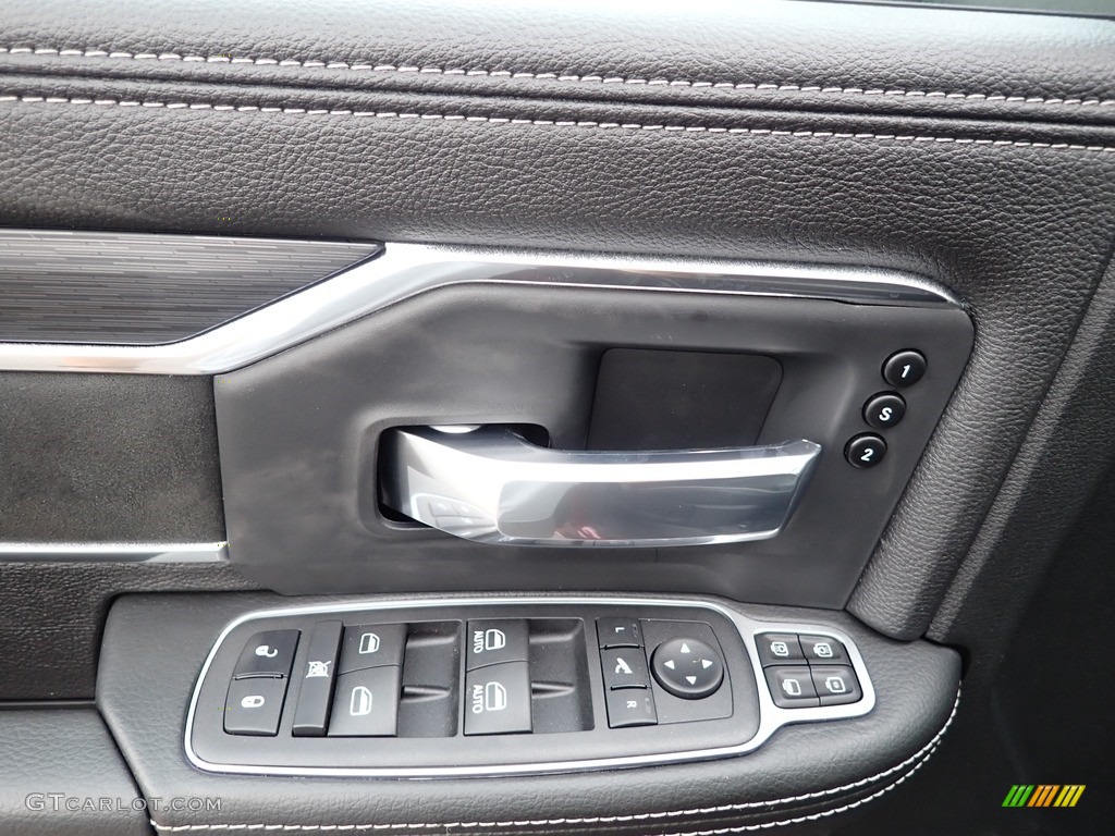 2023 Ram 2500 Laramie Crew Cab 4x4 Black Door Panel Photo #146339433