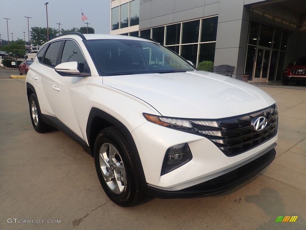 2023 Tucson SEL AWD - Serenity White / Gray photo #9
