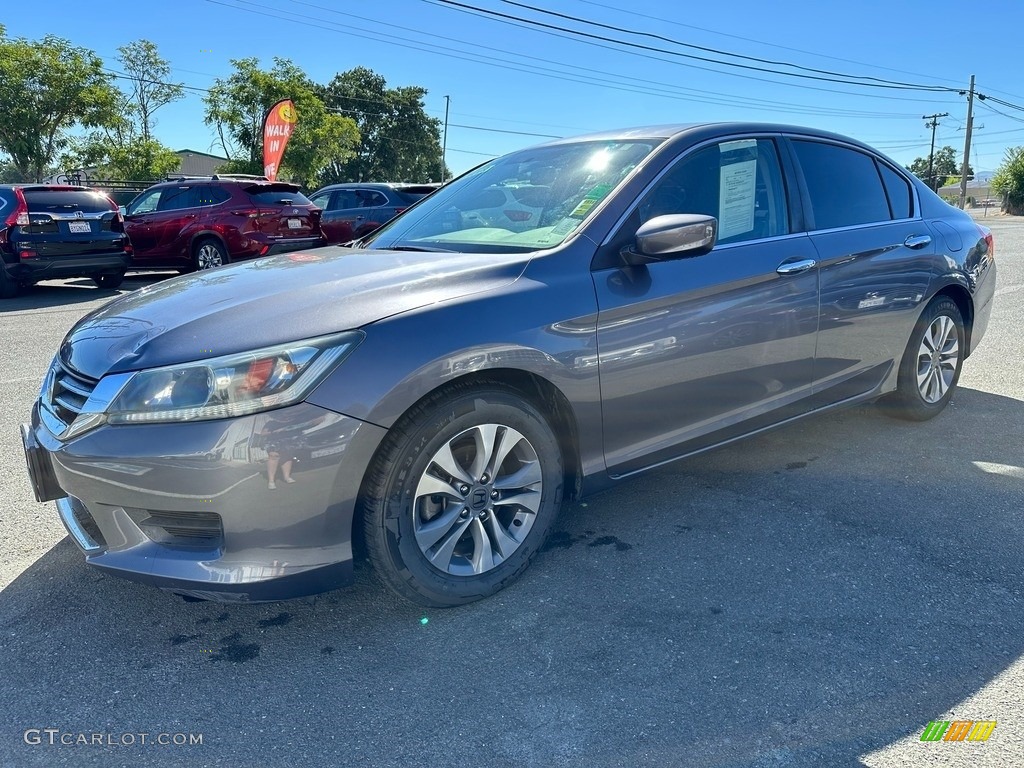 2015 Accord LX Sedan - Modern Steel Metallic / Black photo #3