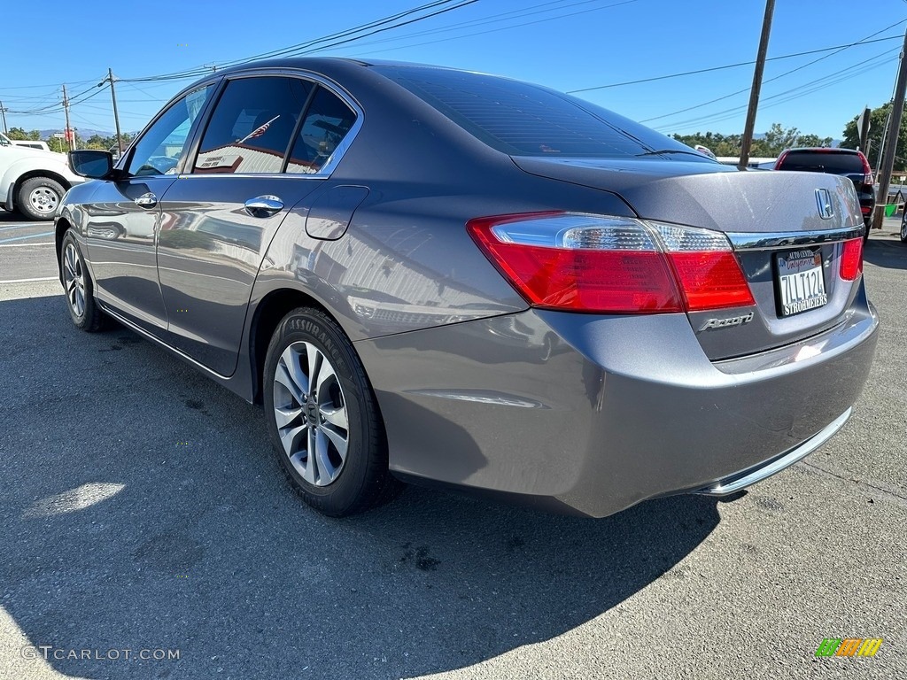 2015 Accord LX Sedan - Modern Steel Metallic / Black photo #4