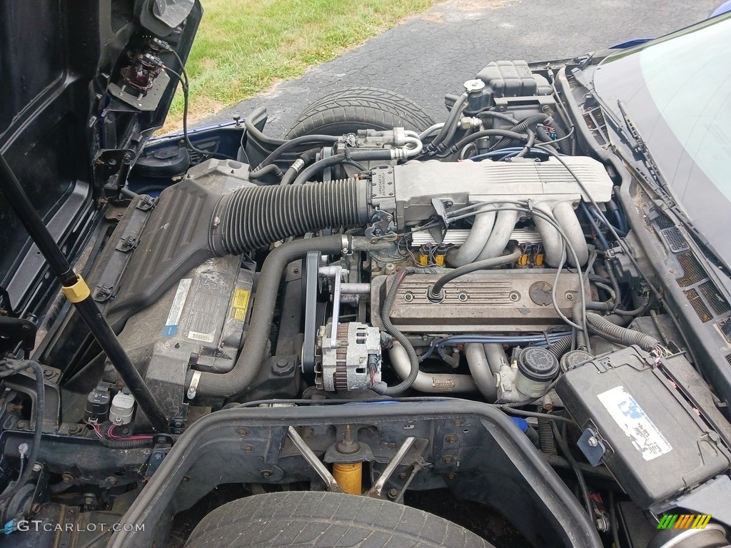 1991 Chevrolet Corvette Convertible Engine Photos
