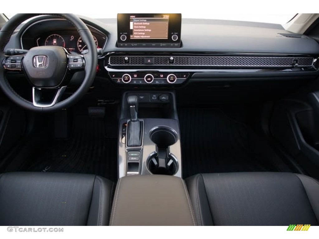 2023 Honda Civic EX-L Hatchback Black Dashboard Photo #146340297