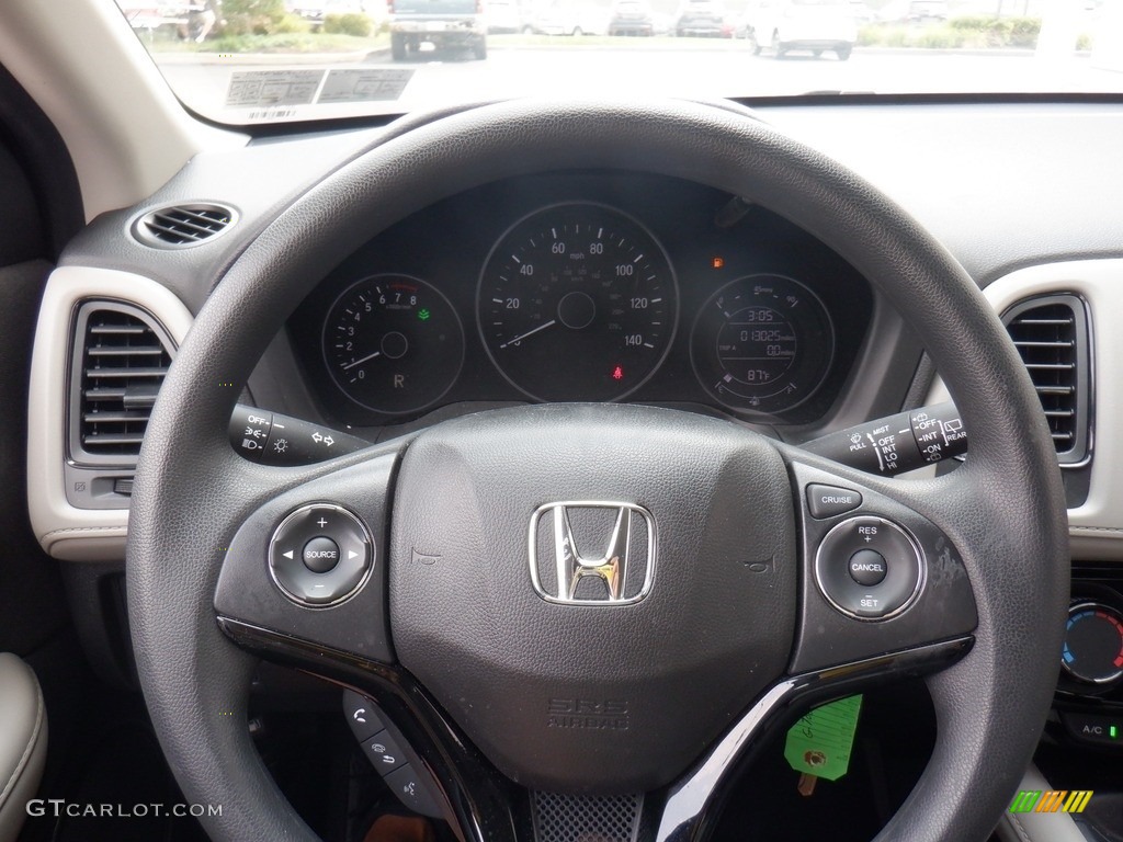 2020 Honda HR-V LX AWD Gray Steering Wheel Photo #146340480