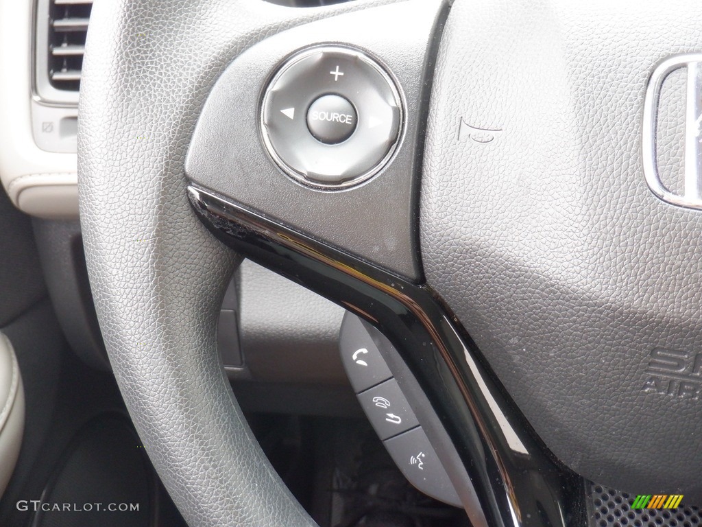 2020 Honda HR-V LX AWD Gray Steering Wheel Photo #146340483
