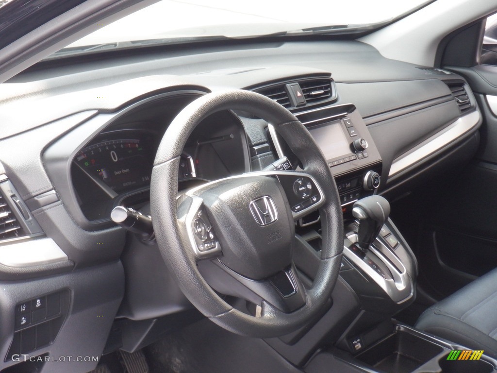 2020 Honda CR-V LX AWD Black Dashboard Photo #146340741