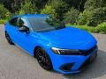 Boost Blue Metallic 2022 Honda Civic Sport Hatchback Exterior