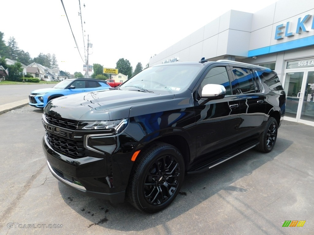 Black 2023 Chevrolet Suburban Premier 4WD Exterior Photo #146341231