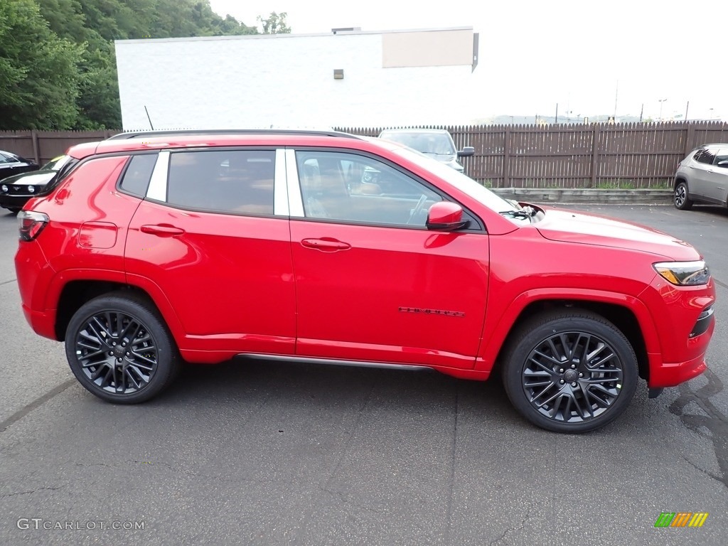 Redline Pearl 2023 Jeep Compass Limited 4x4 Exterior Photo #146341351