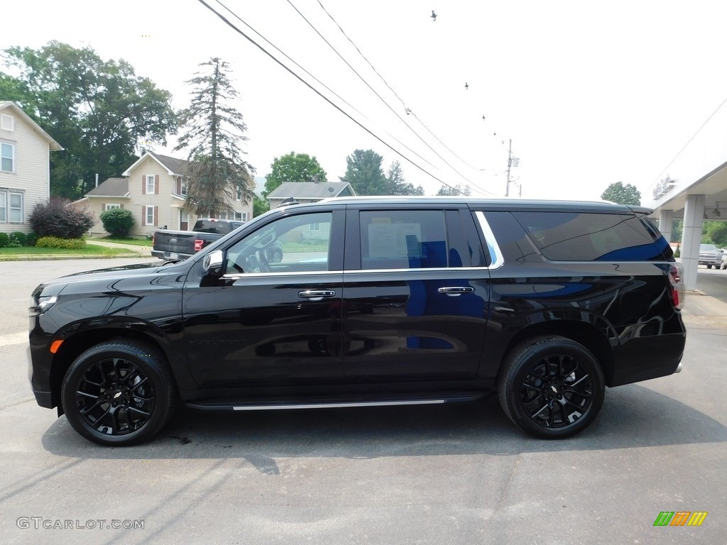 Black 2023 Chevrolet Suburban Premier 4WD Exterior Photo #146341474