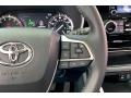 Black 2022 Toyota Highlander XLE Steering Wheel