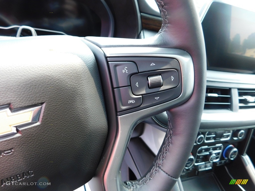 2023 Chevrolet Suburban Premier 4WD Jet Black Steering Wheel Photo #146341732