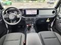 Black 2024 Jeep Wrangler 4-Door Willys 4xe Hybrid Dashboard