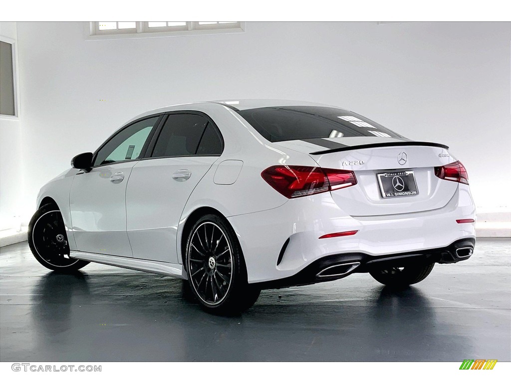 2020 A 220 Sedan - Digital White Metallic / Macchiato Beige photo #10