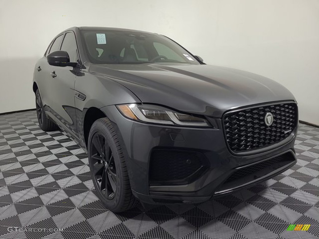 Carpathian Gray Metallic 2024 Jaguar FPACE P250 RDynamic S Exterior