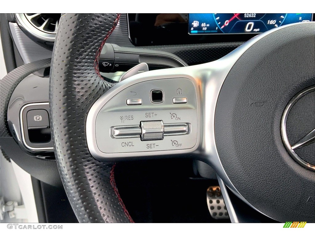 2020 Mercedes-Benz A 220 Sedan Macchiato Beige Steering Wheel Photo #146342596