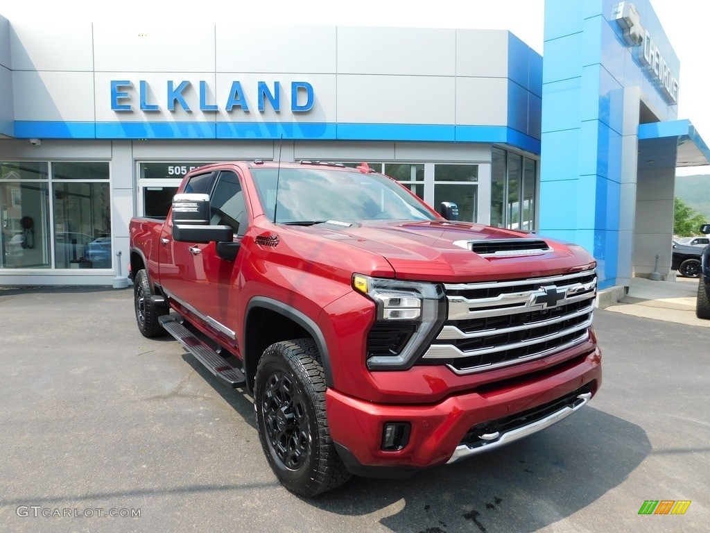 2024 Silverado 2500HD High Country Crew Cab 4x4 - Radiant Red Tintcoat / Jet Black/Umber photo #1