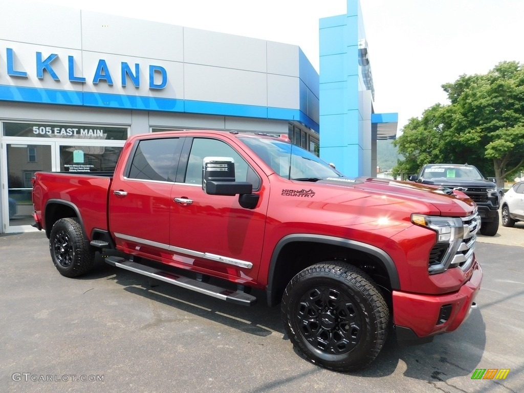 2024 Silverado 2500HD High Country Crew Cab 4x4 - Radiant Red Tintcoat / Jet Black/Umber photo #2