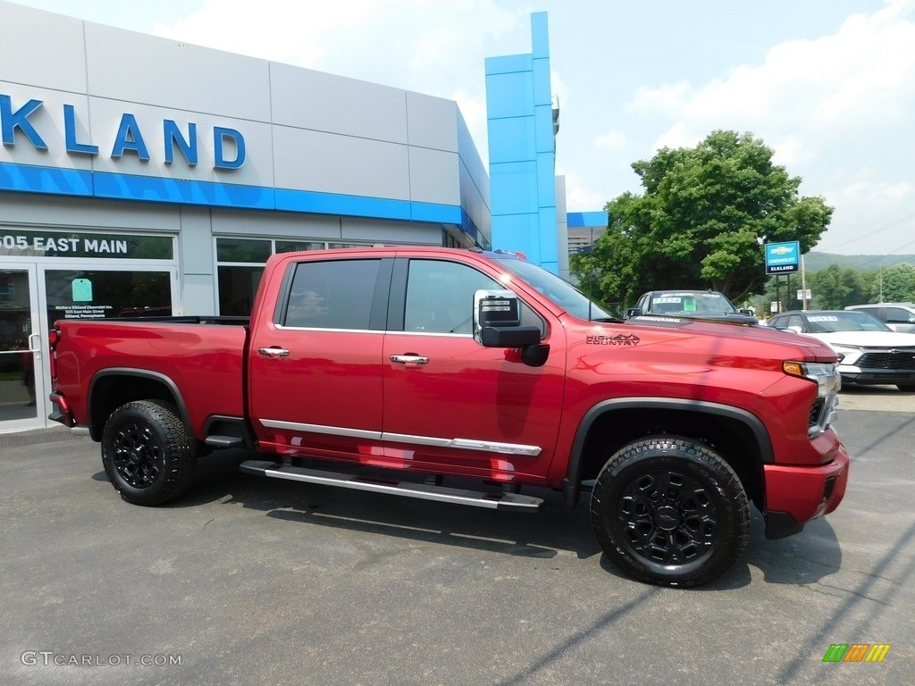 2024 Silverado 2500HD High Country Crew Cab 4x4 - Radiant Red Tintcoat / Jet Black/Umber photo #3